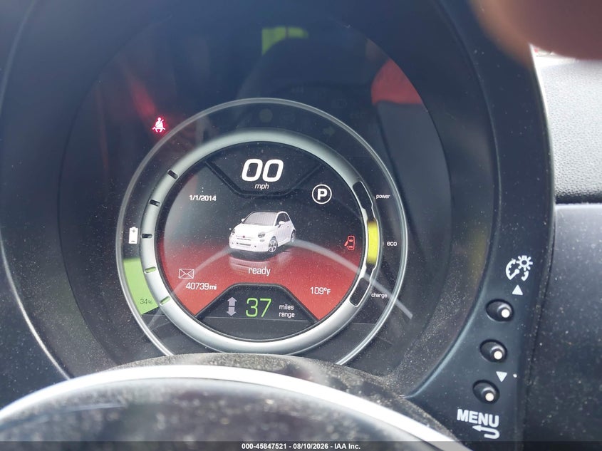 2015 FIAT 500E auction photo 7
