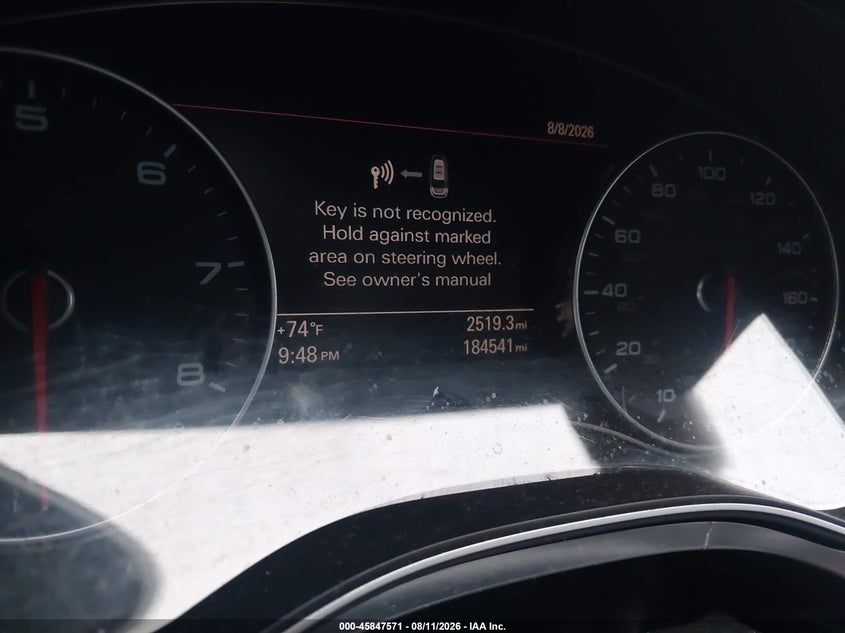 AUDI A7 2012 VIN WAUSGAFC5CN020440