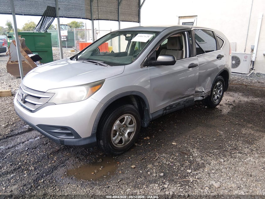 2012 Honda CR-V, Левый бок, IAAI, VIN 5J6RM4H37CL080217 — фото 2