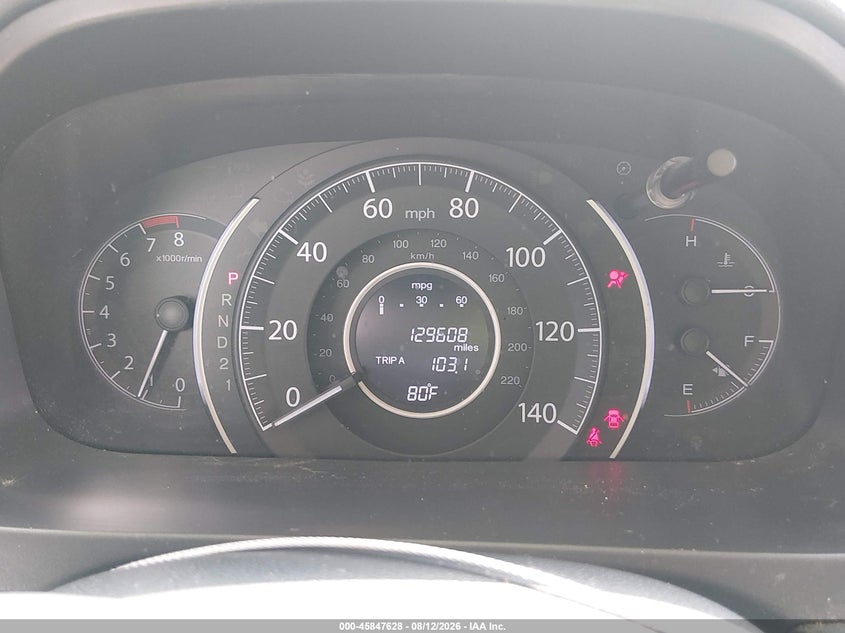 2012 HONDA CR-V SPORT UTILITY VEHICLE 2.4L I-4 DOHC, VVT, 185HP