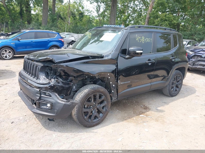 2018 Jeep Renegade, Удар спереди, IAAI, VIN ZACCJBBB2JPH09836 — фото 2