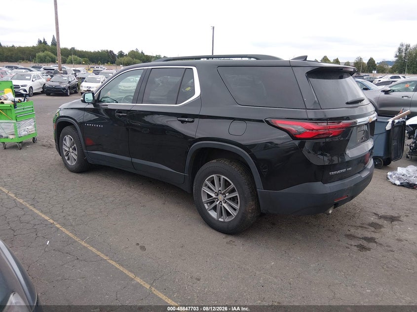 Vin: 1gnevhkw1nj133950, lot: 46346636, chevrolet traverse awd lt leather 20223