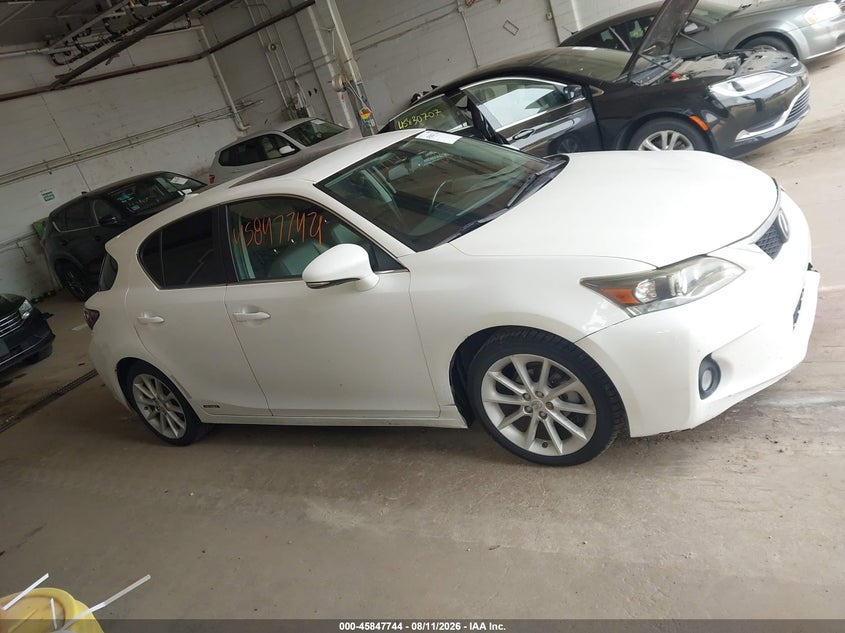 LEXUS CT 200H 2012 VIN JTHKD5BH2C2054131