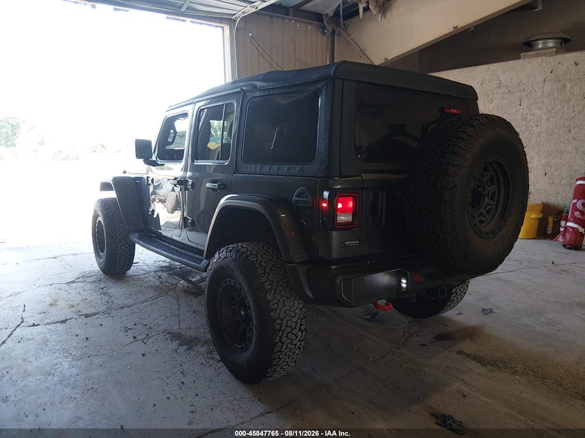 Vin: 1c4hjxfn8nw123156, lot: 46346698, jeep wrangler unlimited rubicon 4x4 20223