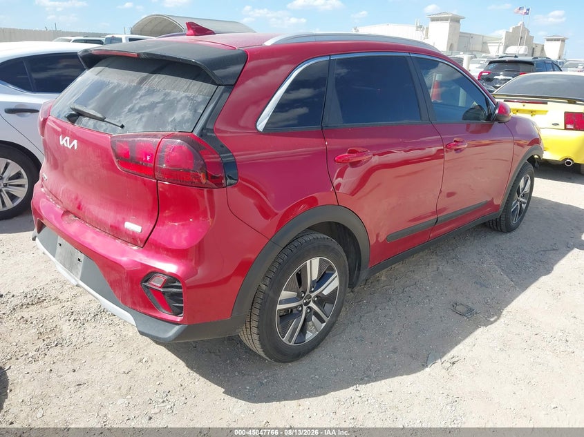 Vin: kndcb3lc8n5524618, lot: 46346699, kia niro lxs 20224