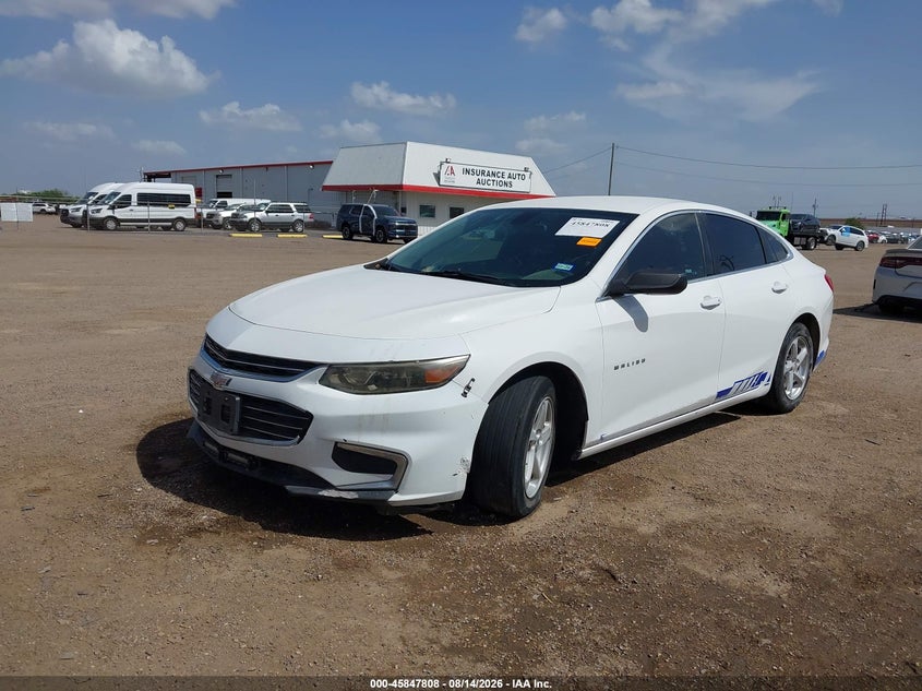 2017 Chevrolet Malibu, Normal Wear & Tear, IAAI, VIN 1G1ZB5ST0HF153890 — photo 2