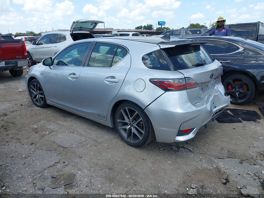 Vin: jthkd5bh5e2197271, lot: 46346773, lexus ct 200h 20143