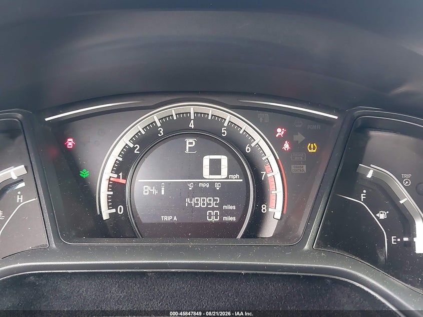 2016 HONDA CIVIC auction photo 7