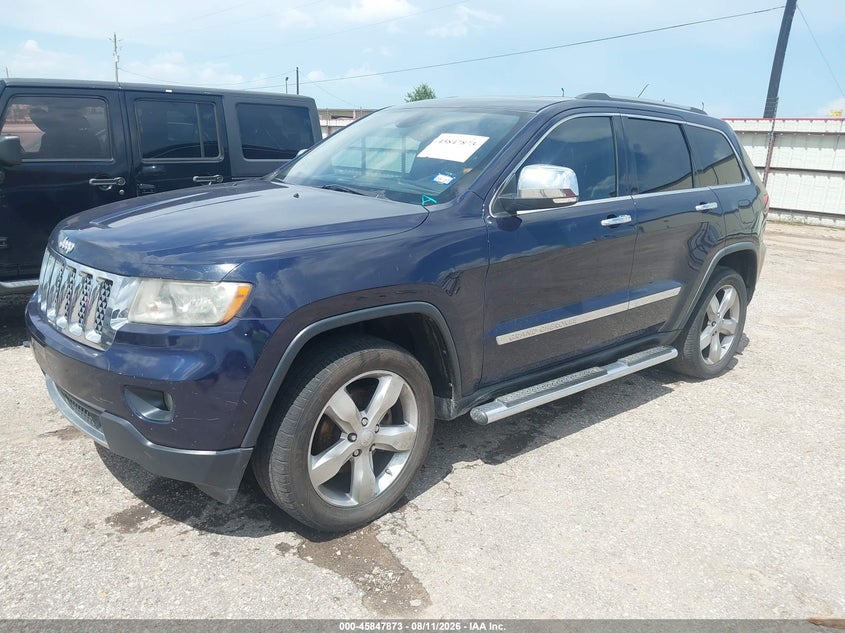 2013 Jeep Grand Cherokee Overland, Обычный износ, IAAI, VIN 1C4RJFCG7DC609431 — фото 2