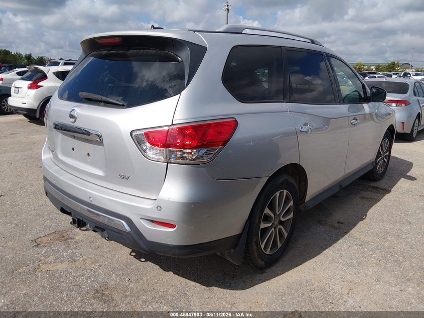 Vin: 5n1ar2mn5ec671919, lot: 46346836, nissan pathfinder sv 20144