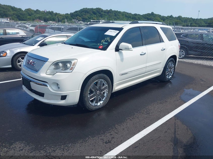 Vin: 1gkkrted0cj297494, lot: 46346837, gmc acadia denali 20122