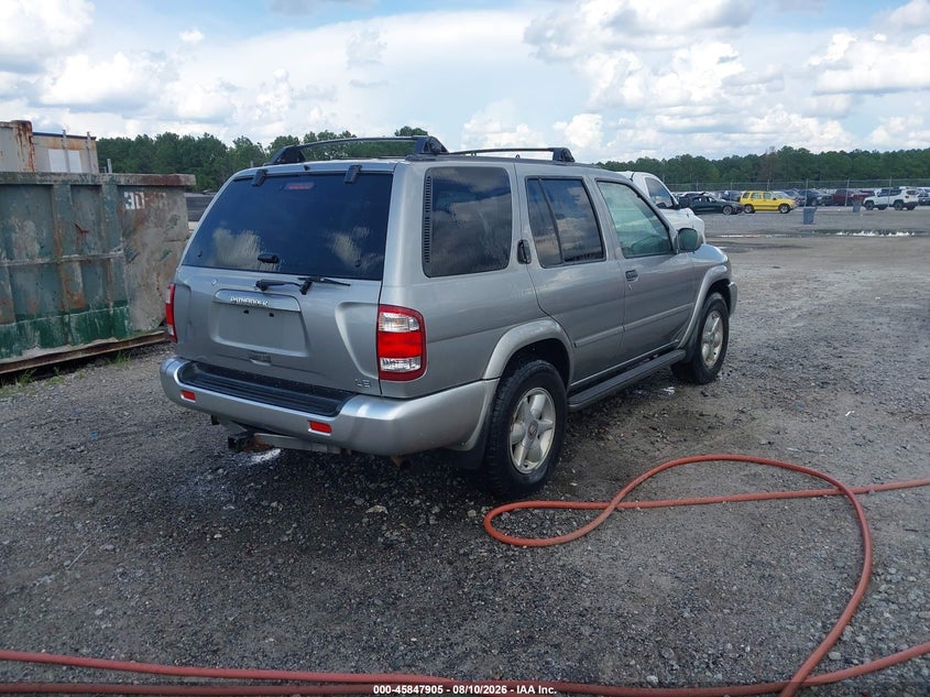 NISSAN PATHFINDER 2000 VIN JN8AR07Y1YW430137