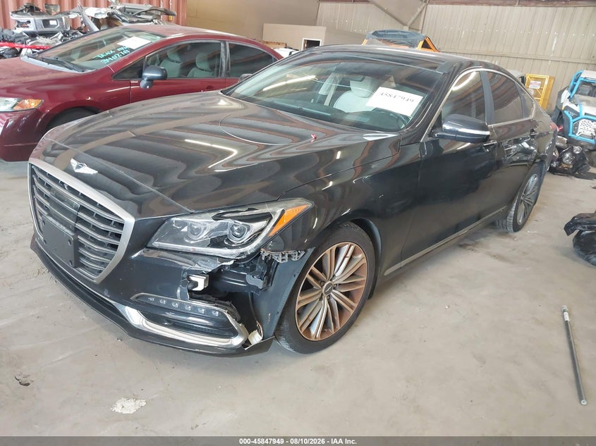 2019 Genesis G80, Звичайний знос, IAAI, VIN KMHGN4JE8KU296863 — фото 2