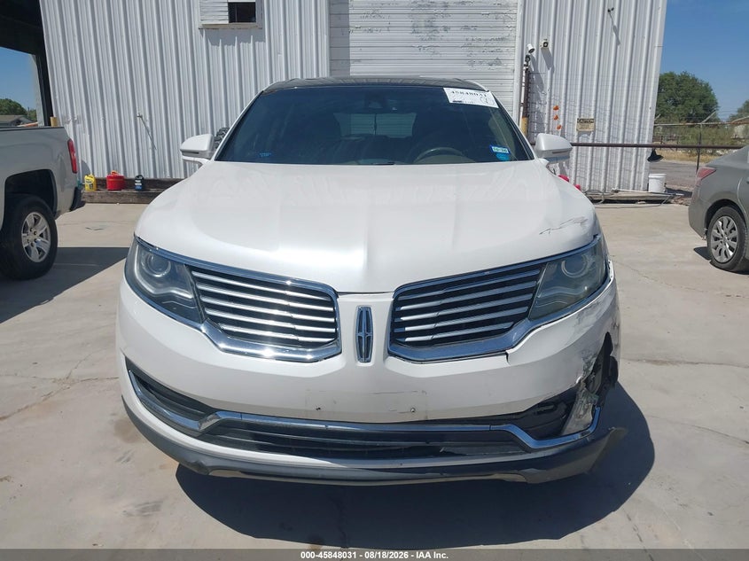 LINCOLN MKX 2016 VIN 2LMTJ6LR2GBL62248