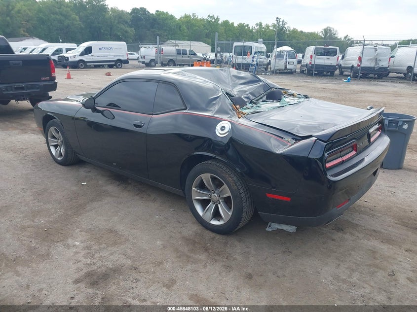 Vin: 2c3cdzag8fh804847, lot: 46347036, dodge challenger sxt 20153
