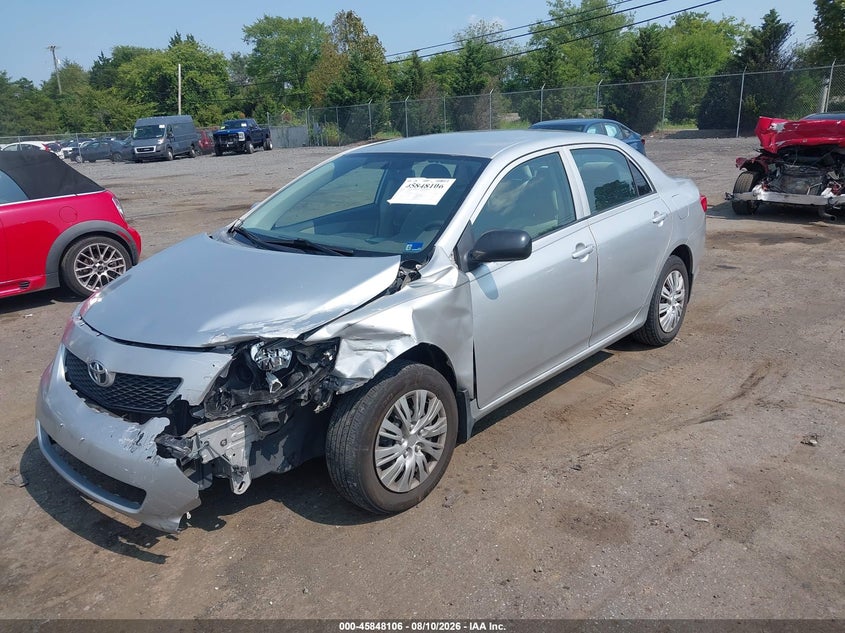 2010 TOYOTA COROLLA SEDAN 1.8L I-4 DOHC, VVT, 132HP