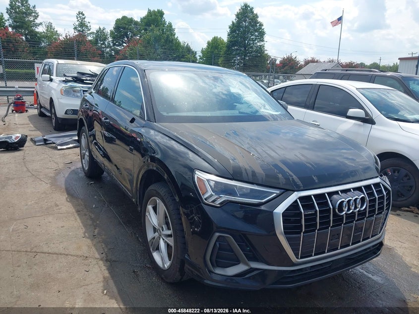 2019 Audi Q3 2.0T S Line Premium, Правый бок, IAAI, VIN WA1EECF39K1069464