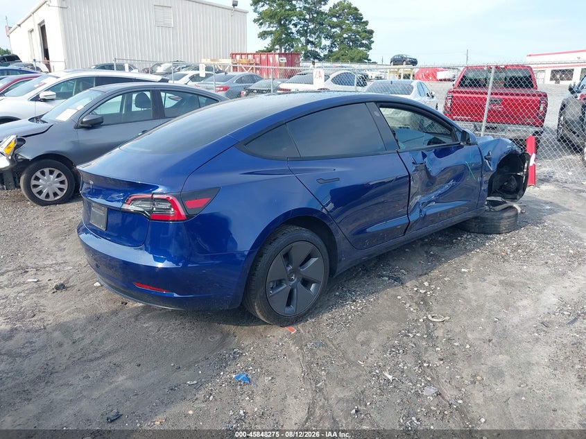 Vin: 5yj3e1ea1mf058681, lot: 46347208, tesla model 3 standard range plus rear-wheel drive 20214