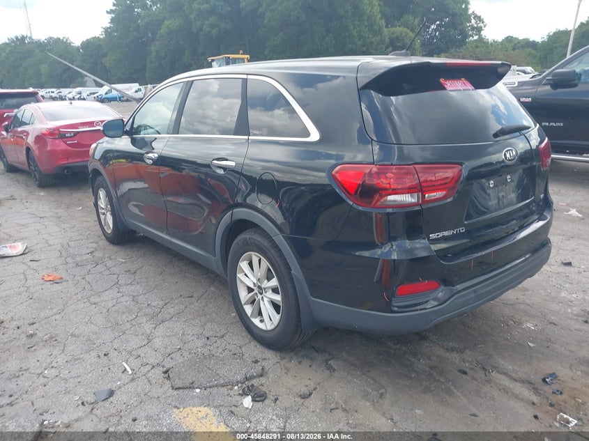 2019 KIA SORENTO auction photo 3