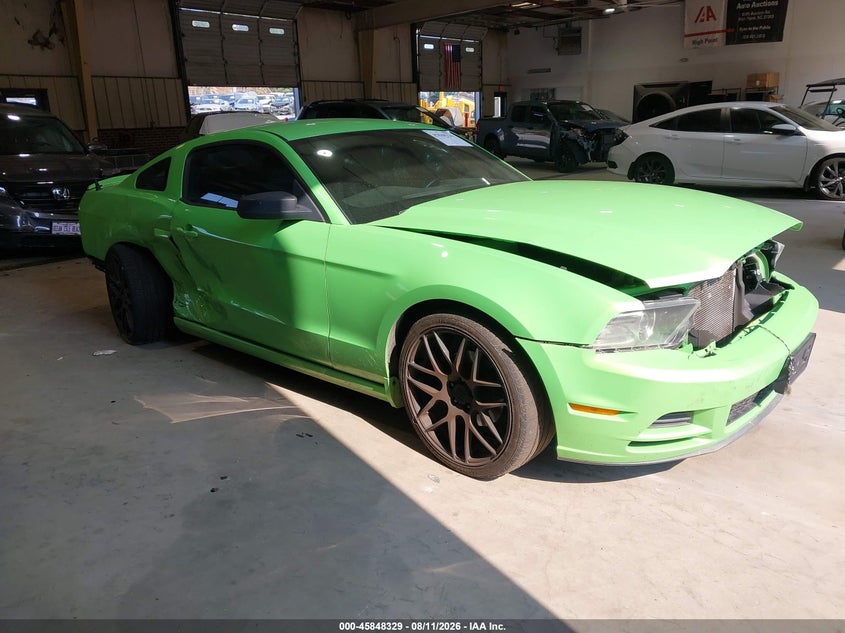 2013 Ford Mustang V6, Перёд и зад, IAAI, VIN 1ZVBP8AM6D5250921