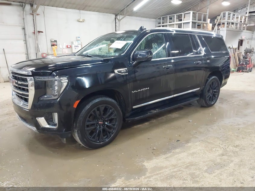 2021 GMC Yukon Xl 4Wd Slt, Град, IAAI, VIN 1GKS2GKDXMR443483 — фото 2