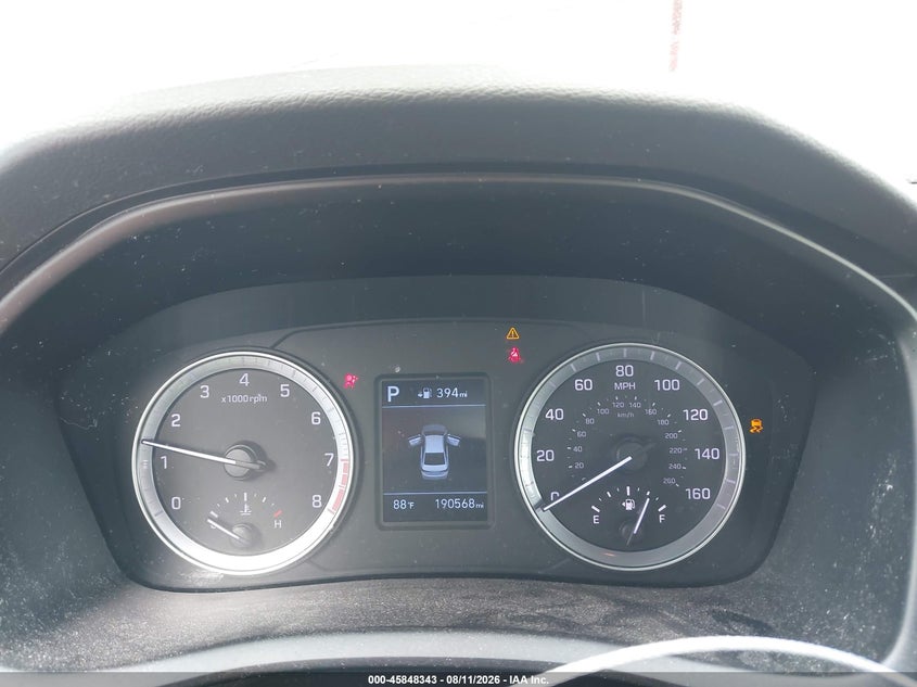 HYUNDAI SONATA 2019 VIN 5NPE24AFXKH805049