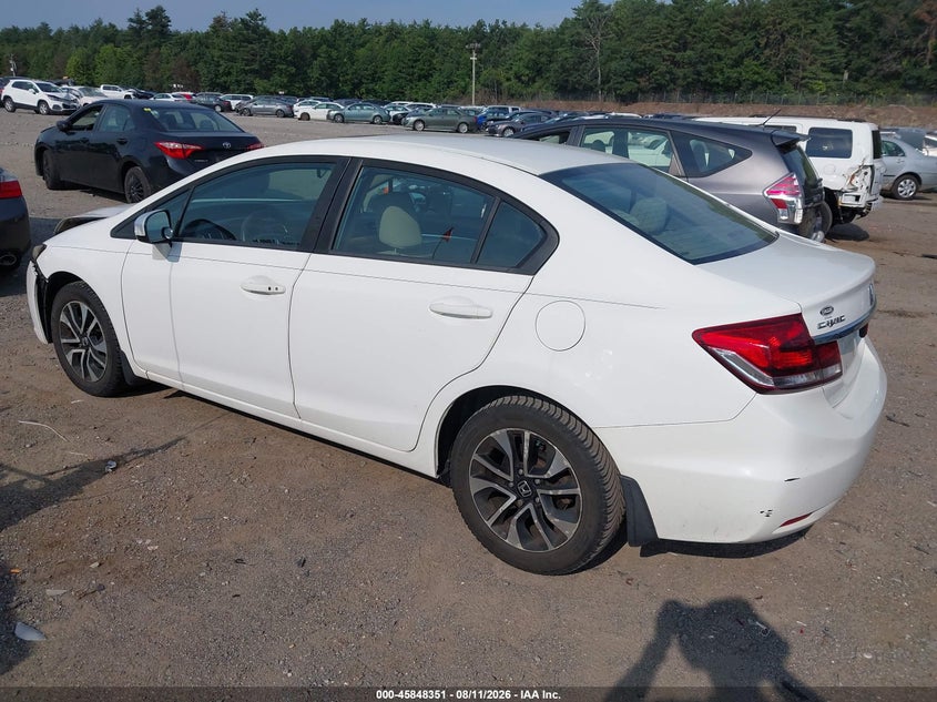 2014 HONDA CIVIC SEDAN 1.8L I-4 VVT, 143HP