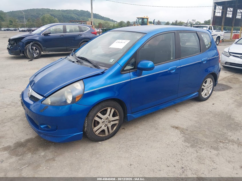 HONDA FIT 2007 VIN JHMGD38637S062129