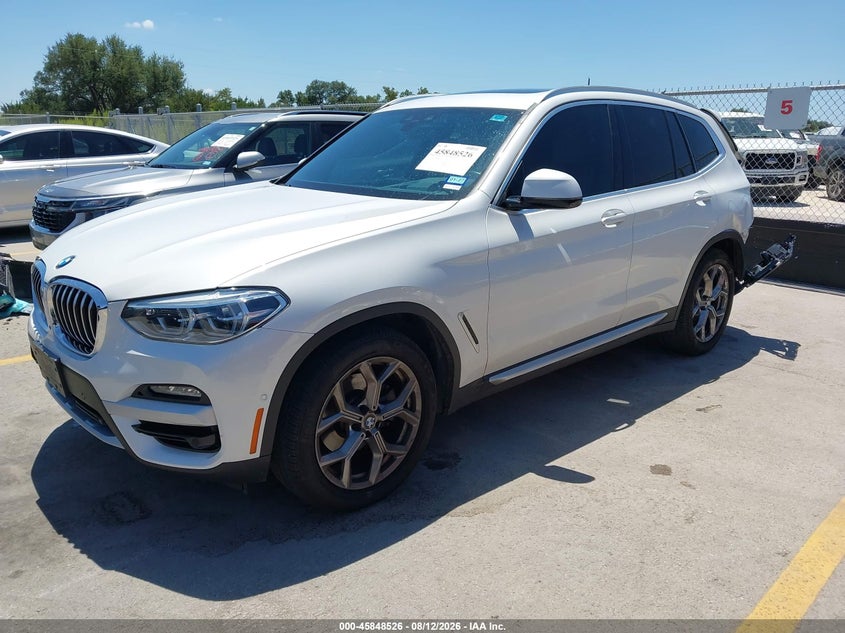Vin: 5uxty5c03m9f93984, lot: 46347459, bmw x3 xdrive30i 20212