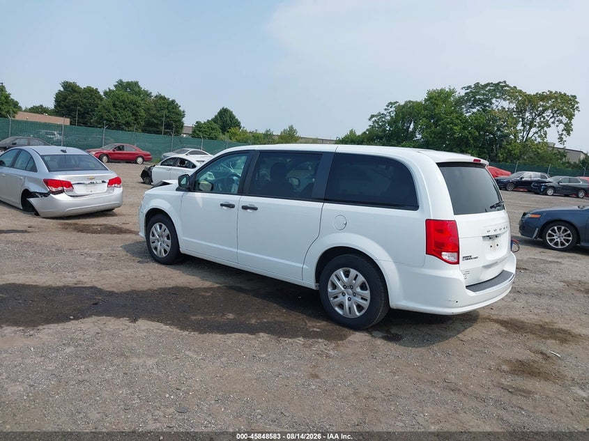 Vin: 2c4rdgbg7kr789285, lot: 46347516, dodge grand caravan se 20193