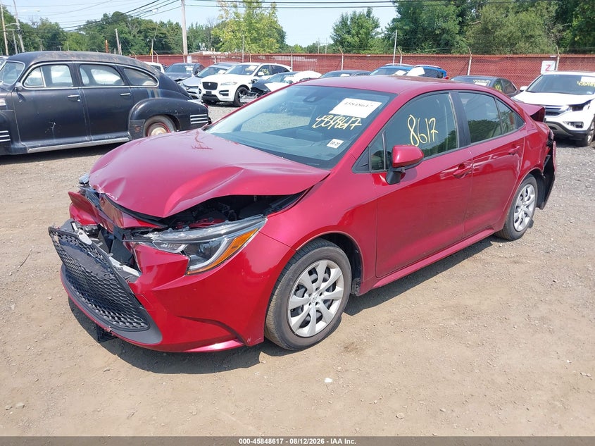 Vin: jtdepmae4nj232573, lot: 46347550, toyota corolla le 20222