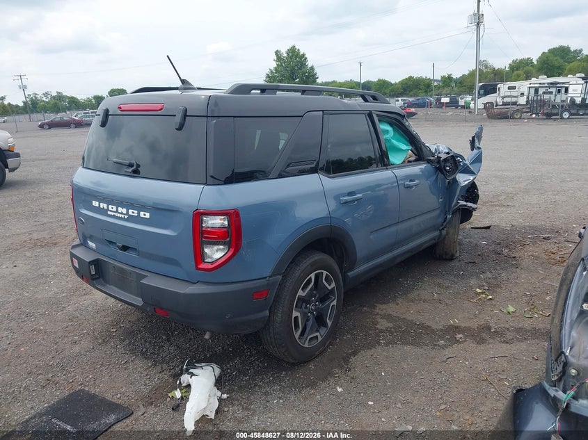 Vin: 3fmcr9c67rre43844, lot: 46347559, ford bronco sport outer banks 20244