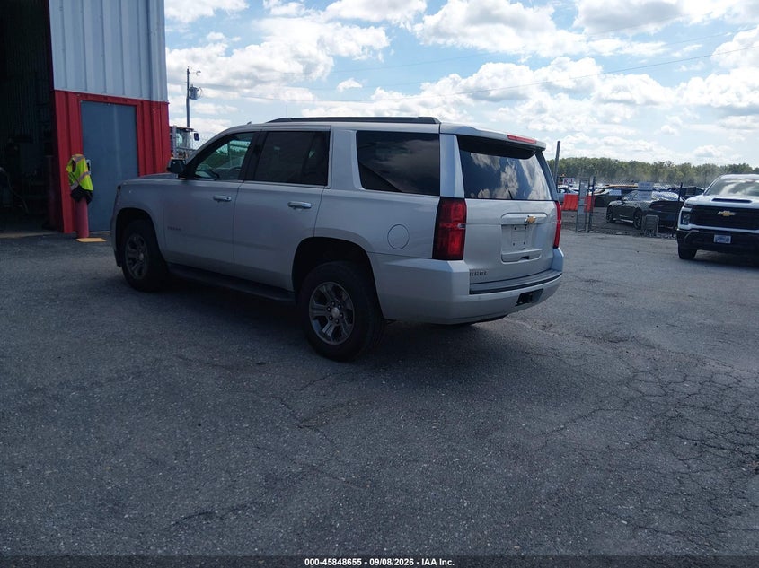 Vin: 1gnskaec0jr351104, lot: 46347588, chevrolet tahoe ls 20183
