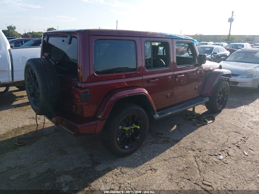 Vin: 1c4hjxegxmw821902, lot: 46347608, jeep wrangler unlimited high altitude 4x4 20214