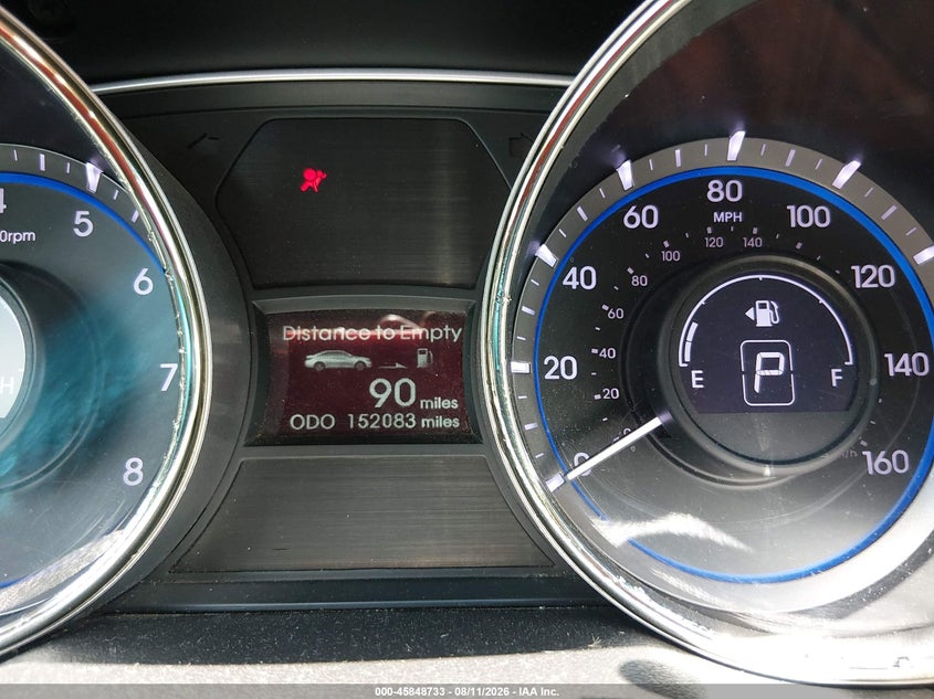 2013 HYUNDAI SONATA SEDAN 2.4L I-4 DI, DOHC, VVT, 198HP