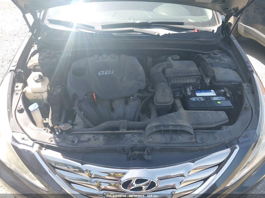 2013 HYUNDAI SONATA SEDAN 2.4L I-4 DI, DOHC, VVT, 198HP