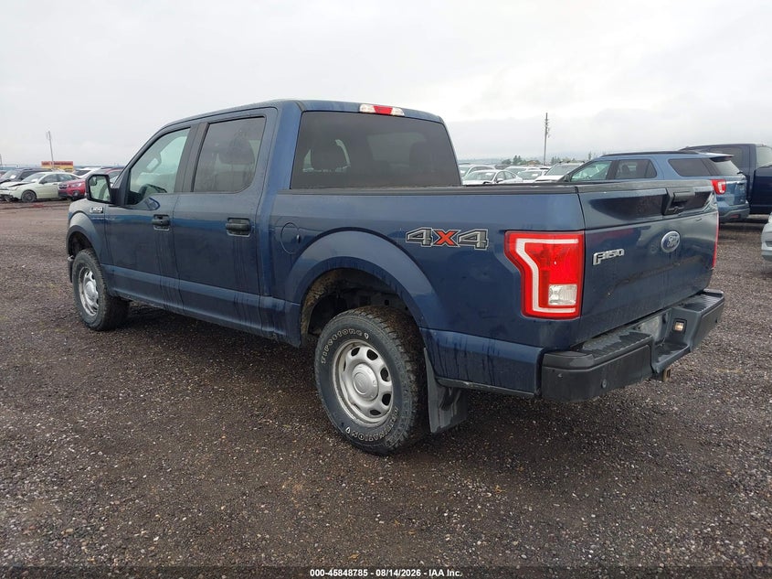 Vin: 1ftew1e81hkd49709, lot: 46347718, ford f-150 xl 20173