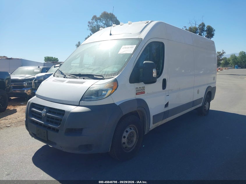 Vin: 3c6urvhg1je116880, lot: 46347728, ram promaster 3500 3500 high 20182