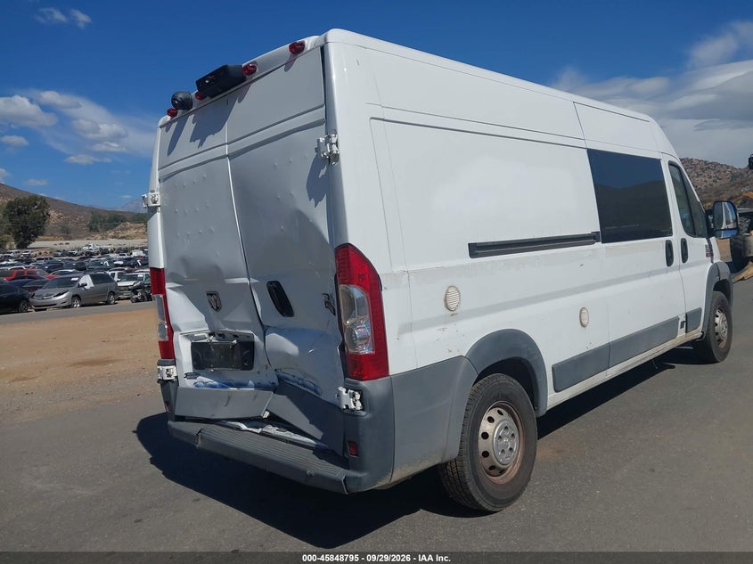Vin: 3c6urvhg1je116880, lot: 46347728, ram promaster 3500 3500 high 20184