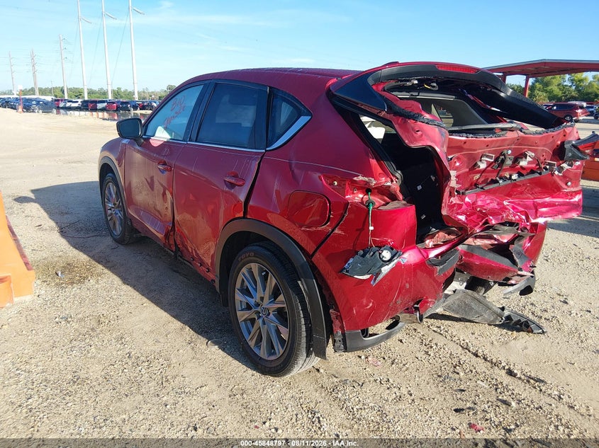Vin: jm3kfbay3m0360609, lot: 46347729, mazda cx-5 grand touring reserve 20213