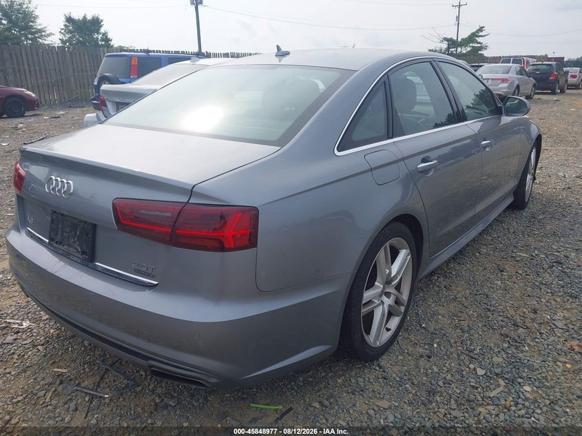 AUDI A6 2016 VIN WAUGFAFC2GN080092