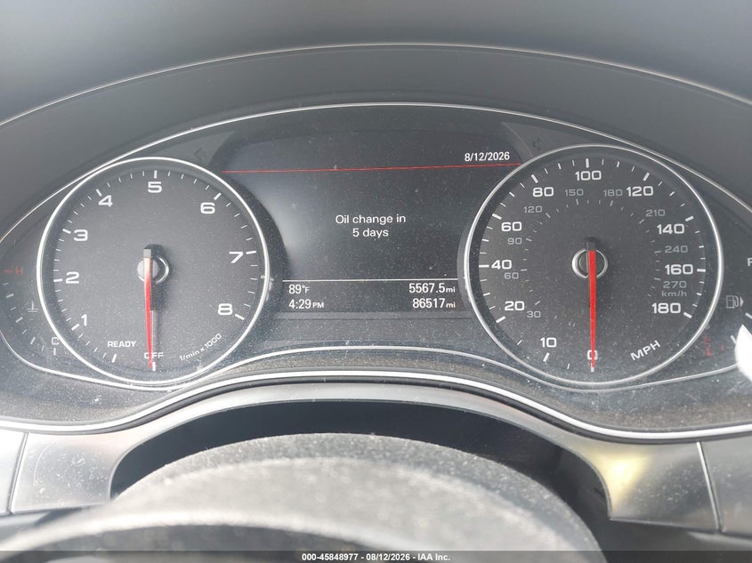 AUDI A6 2016 VIN WAUGFAFC2GN080092