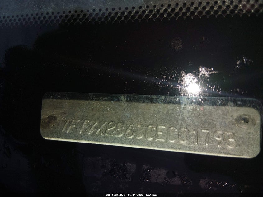 FORD F-250 2012 VIN 1FT7X2B63CEC01793