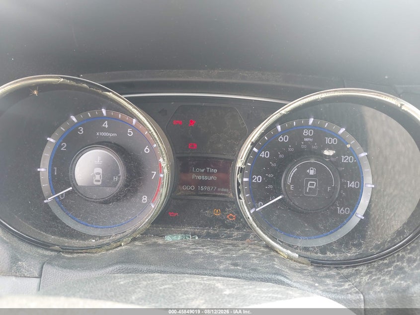 2013 HYUNDAI SONATA SEDAN 2.4L I-4 DI, DOHC, VVT, 198HP