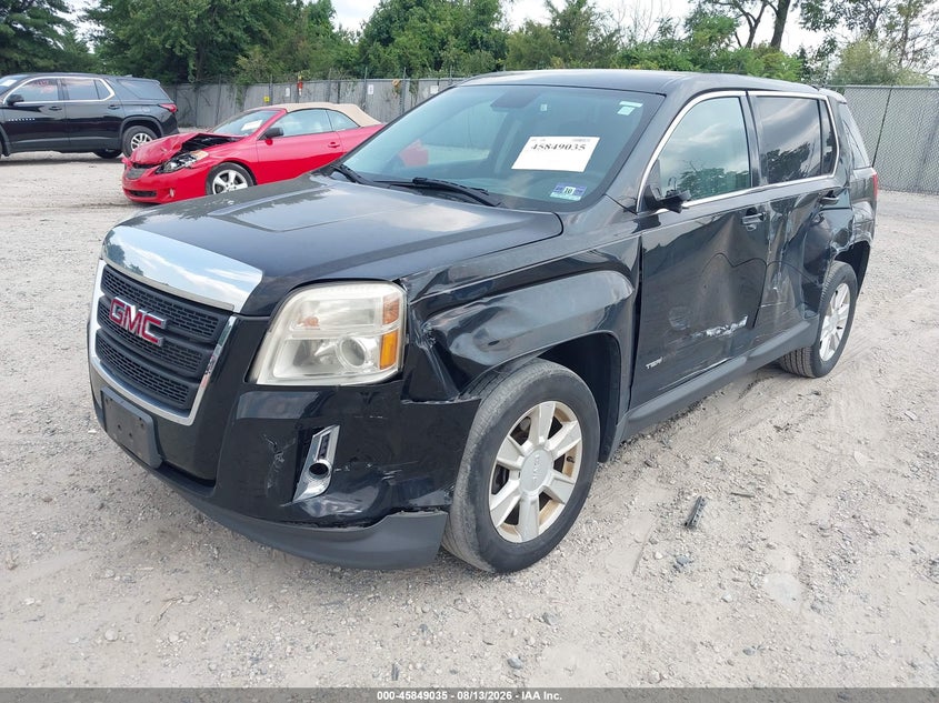 2013 GMC Terrain Sle-1, Левый бок, IAAI, VIN 2GKALMEK7D6431790 — фото 2