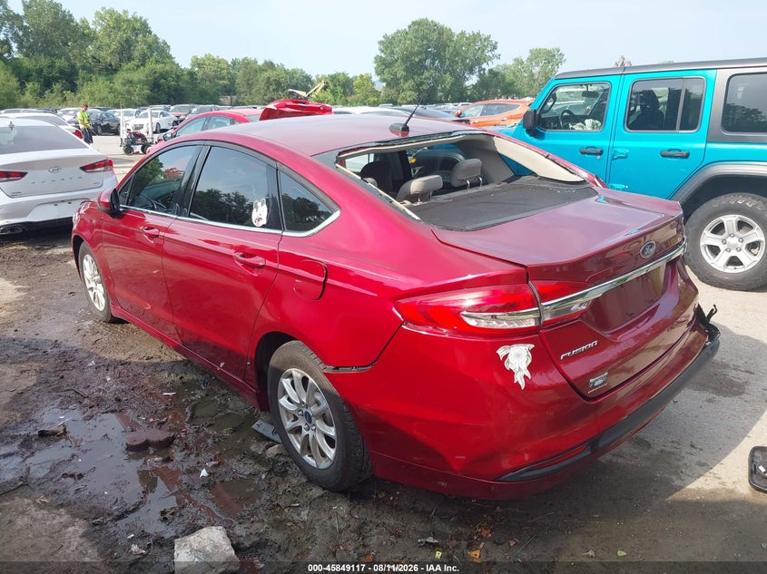 2018 FORD FUSION auction photo 3