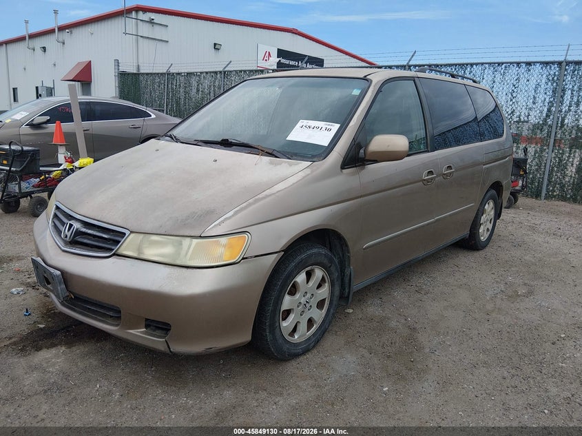 2003 Honda Odyssey, Обычный износ, IAAI, VIN 5FNRL18923B018366 — фото 2