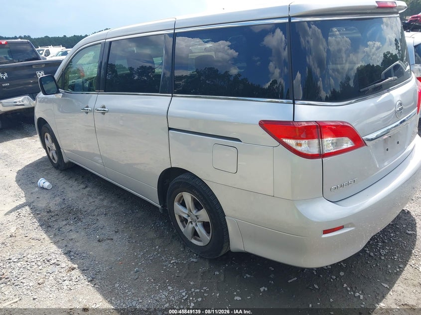 2014 NISSAN QUEST VAN 3.5L V-6 DOHC, VVT, 260HP