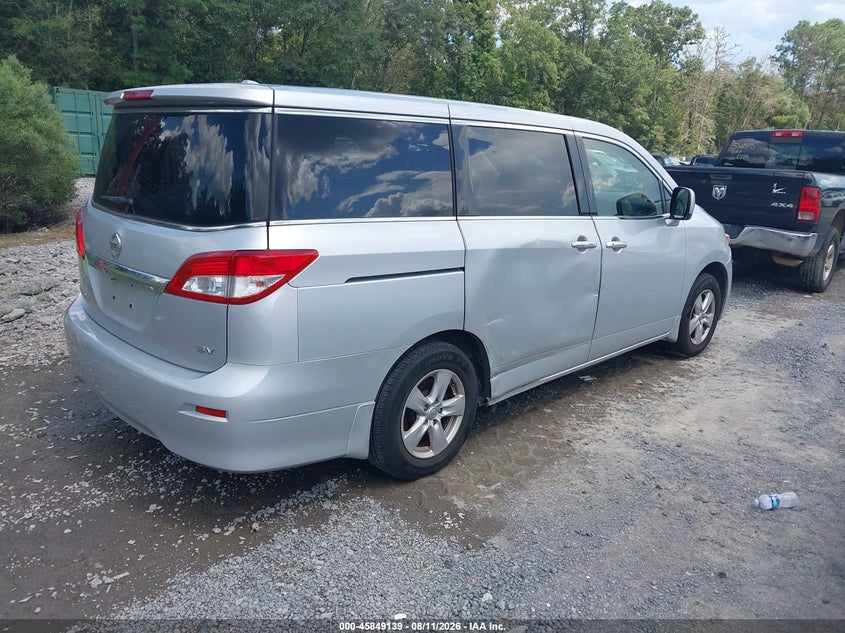 Vin: jn8ae2kp5e9107564, lot: 46348072, nissan quest sv 20144
