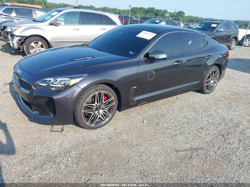 2022 KIA STINGER SEDAN 3.3L V-6 DI, DOHC, VVT, TURBO, 368HP